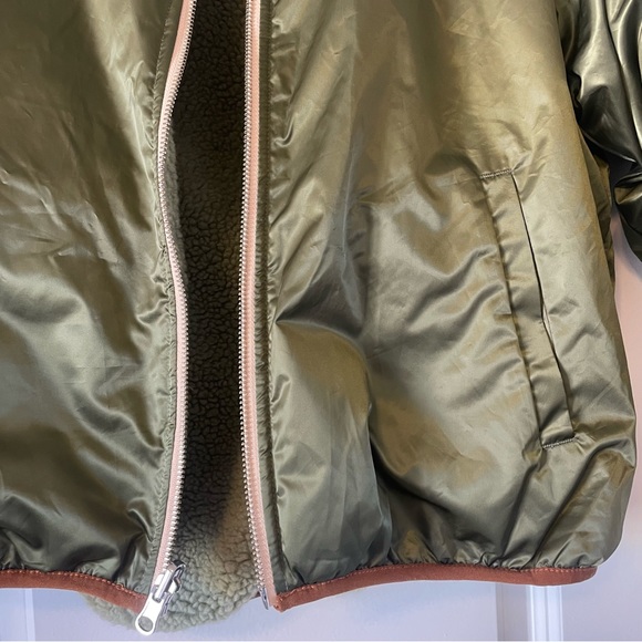 Reversible bomber jacket- size 2 (medium) NWT - Picture 6 of 13